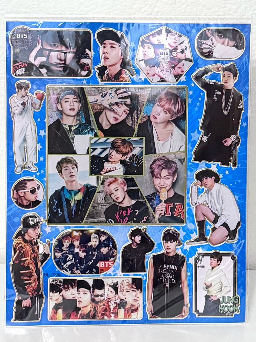 Unofficial BTS Sticker Sheet